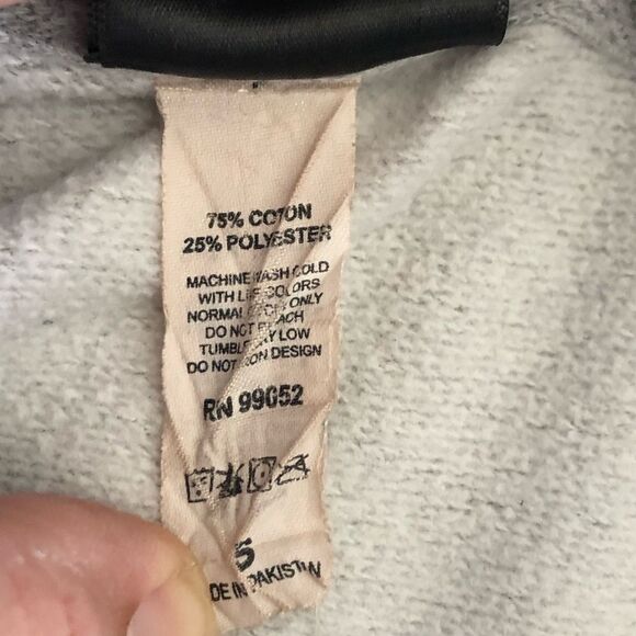 Santa Cruz Original Surf Skate Gray Sweatshirt Hoodie Mens Size Small Blue Logo - Picture 6 of 9